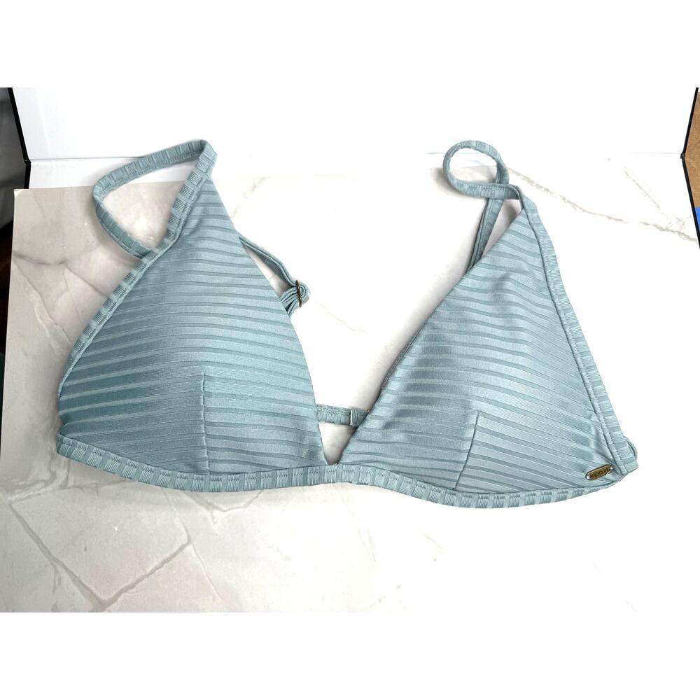 NWT Rip Curl Surf Banded Fixed Triangle Bathing Suit Top Size Medium